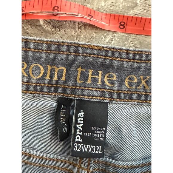 Prana Bridger Slim Fit 32x32 gray jeans - Picture 3 of 5